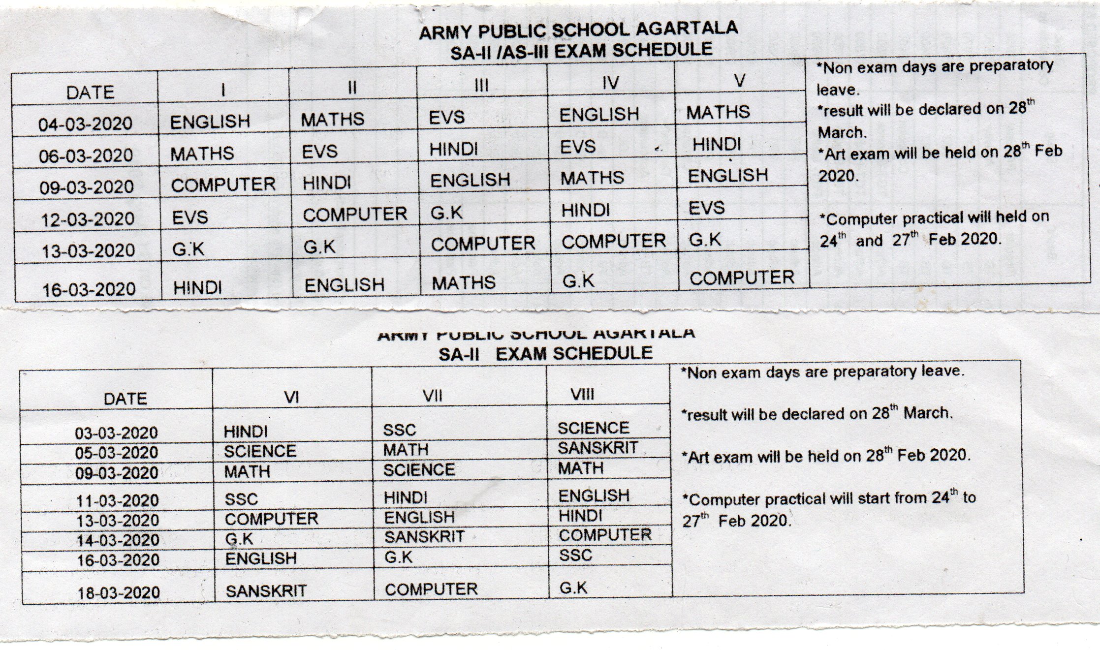 Army Public School, Agartala